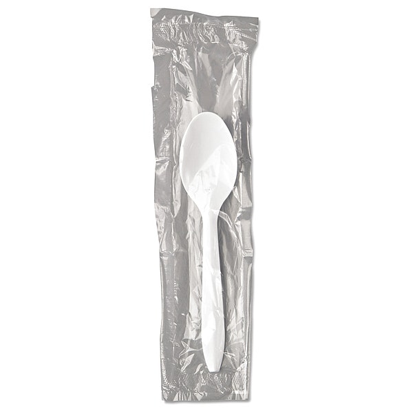 Disposable Spoon,White,Med,PK1000
