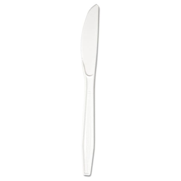 Disposable Knife,White,Heavy,PK1000