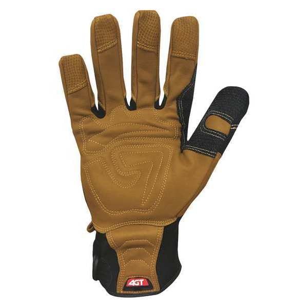 Leather Palm Gloves,3XL,Unlined,PR