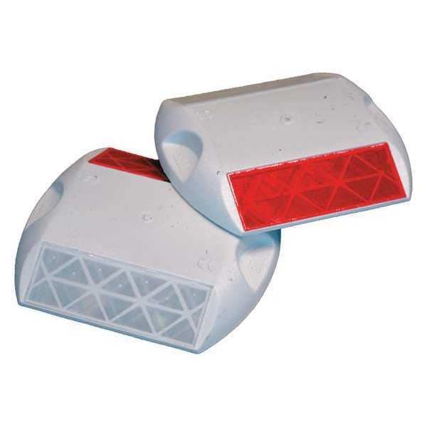 Pavement Marker,White/Red,4 L,PK100