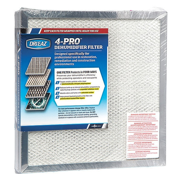 Air Cleaner Filter,MERV 5,PK3