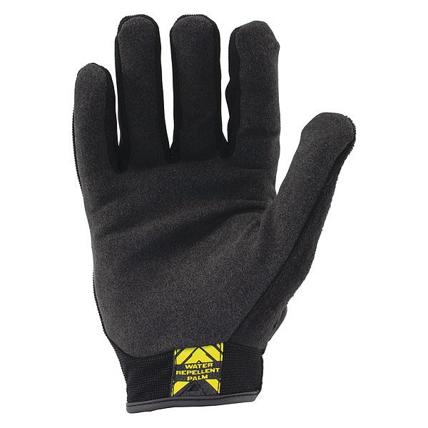 Mechanics Touchscreen Gloves, L, Black/Silver, Single Layer, Polyester