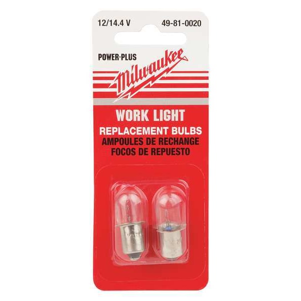 Replacement Bulb,F/14.4V Work Lights,PK2