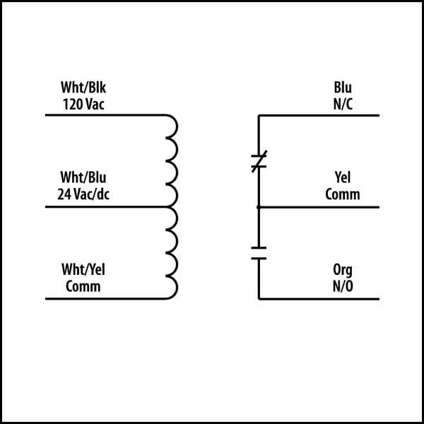 Enclosed Pre-Wired Relay, 20A@277VAC, SPDT, Application: Power