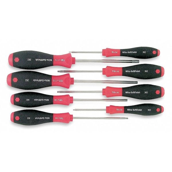 Screwdriver Set,Torx(R),7 Pc