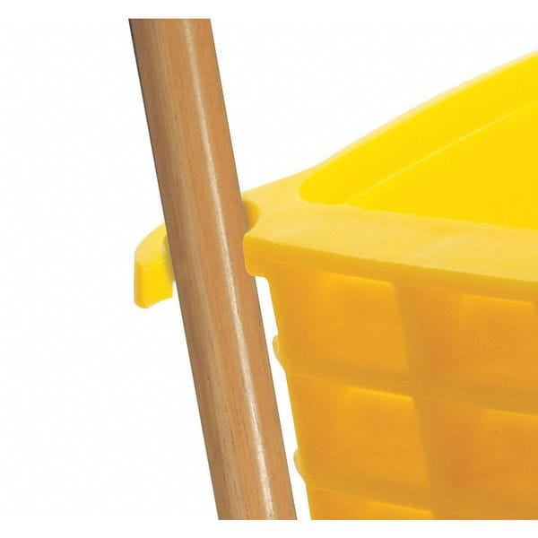 8 3/4 Gal WaveBrake Down Press Mop Bucket And Wringer, Brown, Polypropylene