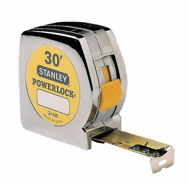 30 Ft Tape Measure, 1 In Blade