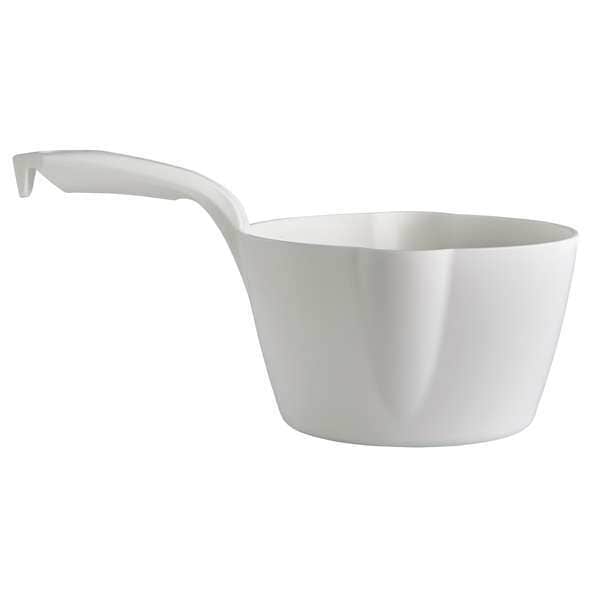 Large Hand Scoop,White,13 L,8-1/4 W