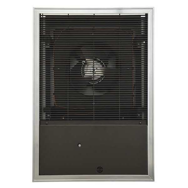 Recessed Electric Wall-Mount Heater, Recessed, 4000 W, 208V AC