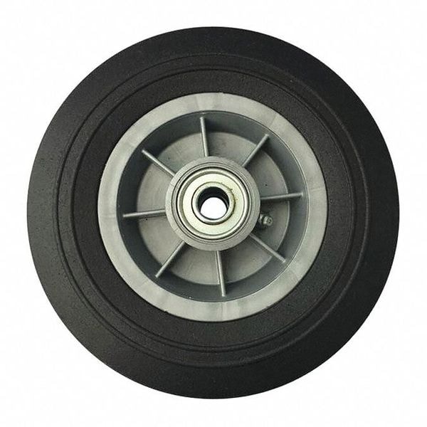 Solid Wheel,Ribbed,8 Dia.,2-5/8 W