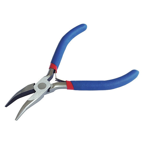 4 1/2 In Bent Needle Nose Plier Dipped Handle