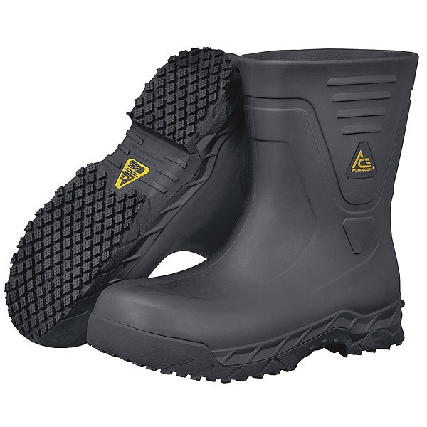 Rubber Boots,Black,9,Unisex,10 H,PR