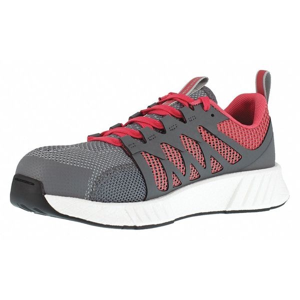 Athletic Shoe,M,9 1/2,Gray,PR