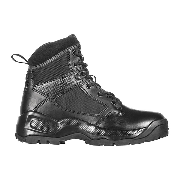 Tactical Boots,7-1/2,R,Black,Plain,PR