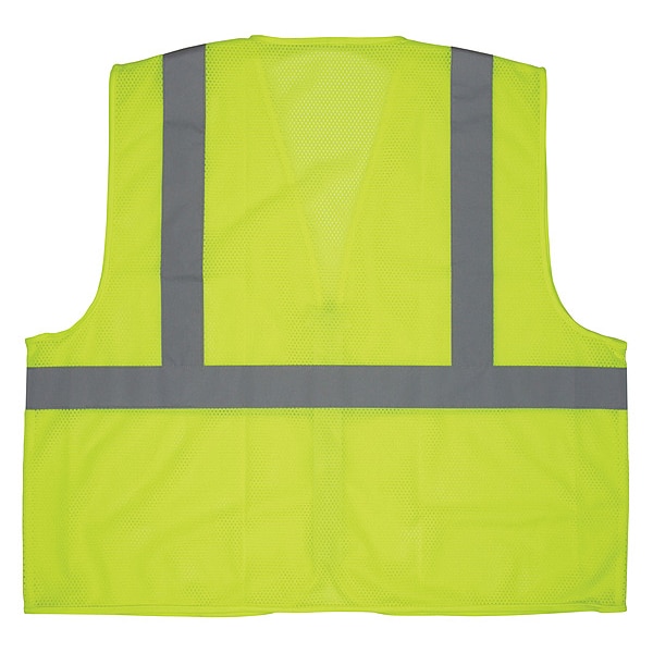 High Visibility Vest, L Size, Unisex, Back Stripe Pattern: U-Block