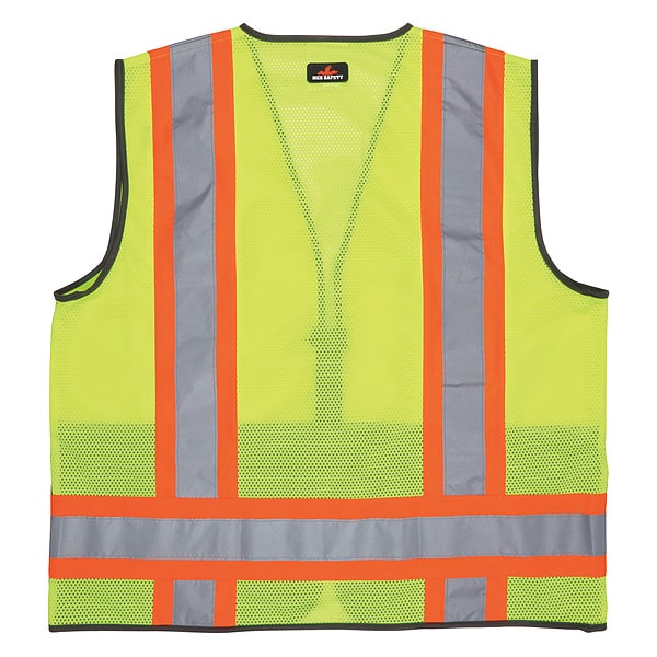 High Visibility Vest,4XL Size,Unisex