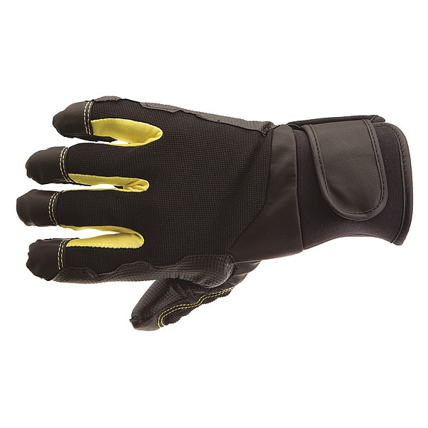 Anti-Vibration Glove,L,Black,PR