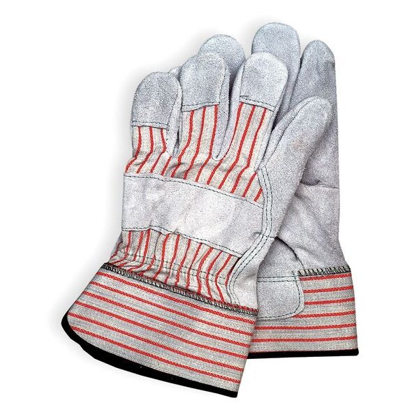 Leather Gloves,Red Striped,S,PR