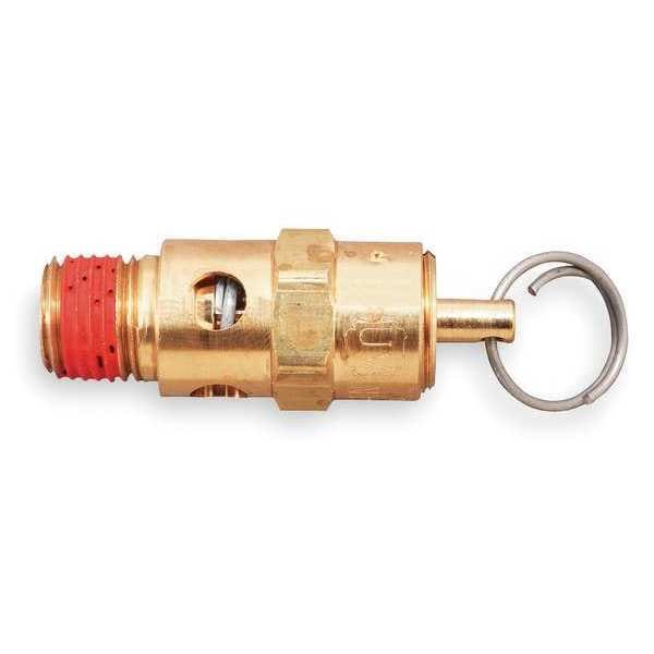 Air Safety Valve,1/4 In Inlet, 125 Psi