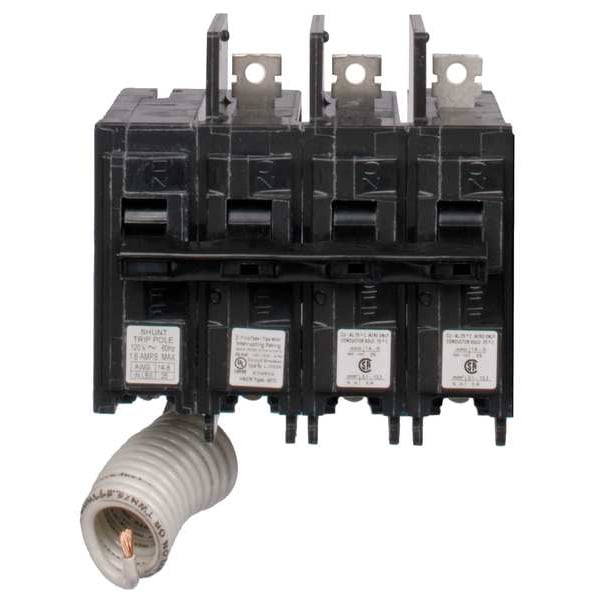 Miniature Circuit Breaker, BQH Series, 60A, 3 Pole, 240V AC, 22kA At 240V AC