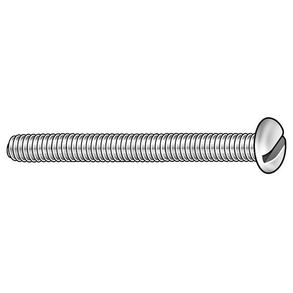 5/16-18 X 1 In Phillips Pan Machine Screw, Plain 18-8 Stainless Steel, 25 PK