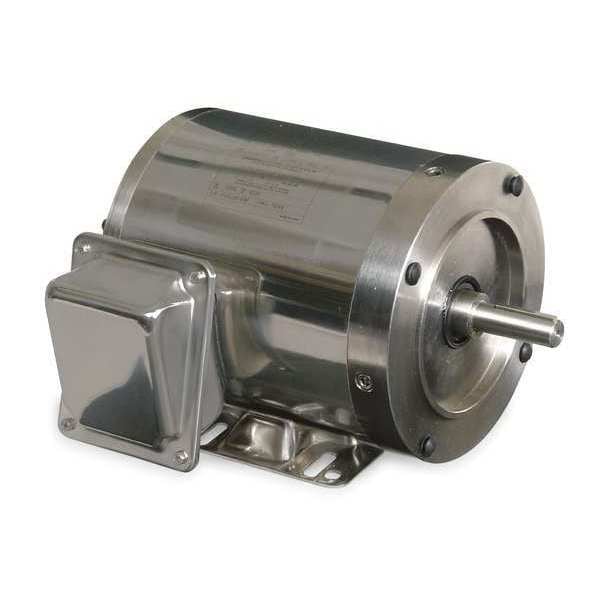 Washdown Motor,3 Ph,TENV,1/2 HP,3460 Rpm