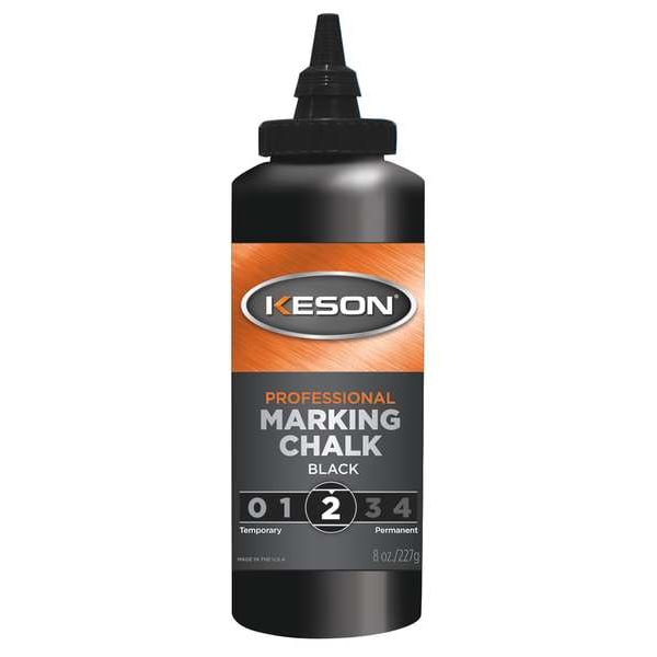 Marking Chalk,Waterproof,Black,8 Oz.