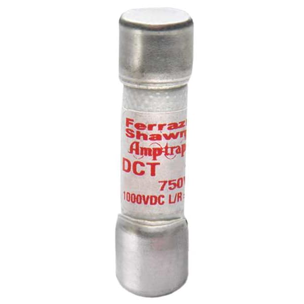 Semiconductor Fuse, Fast Acting, 7 A, DCT Series, 570V AC, 1000V DC, 1-1/2 L X 13/32 Dia