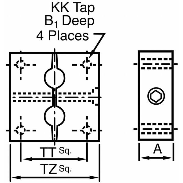 Air Cylinder, 2 In Bore, 6 In Stroke, ISO Double Acting