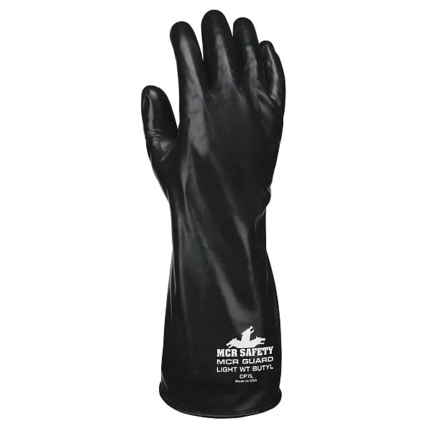 Chemical Resistant Glove,XL,Black,PR