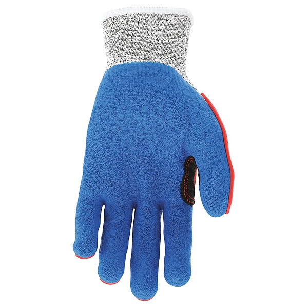 Coated Gloves,2XL,knit Cuff,PK12