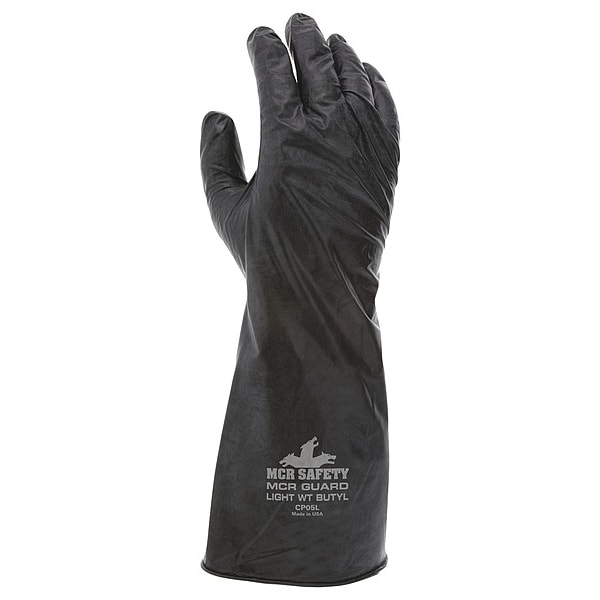 Chemical Resistant Glove,M,Black,PR