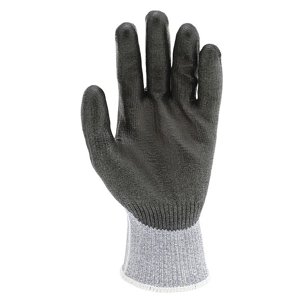 Coated Gloves, A4 Cut Level, 13 Ga, Black/White, M