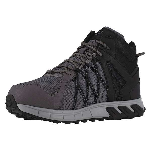 Athletic High-Top Shoe,M,7 1/2,Gray