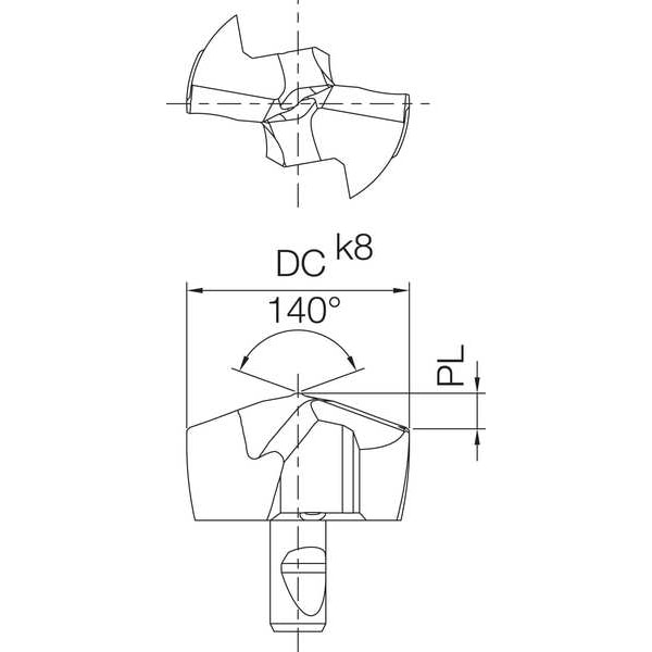 Replaceable Drill Tip,PVD Carbide