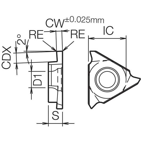 Grooving Insert,PVD Carbide