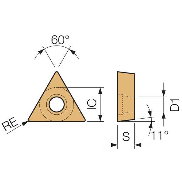 Triangle Turning Insert,CVD Carbide