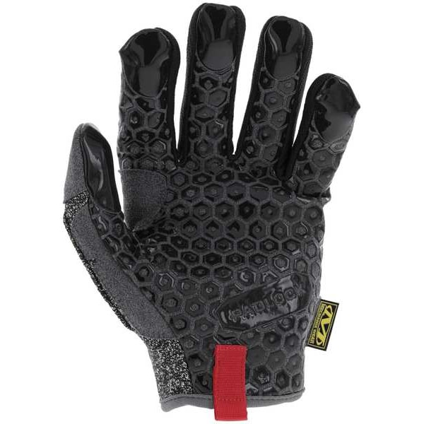 Mechanics Gloves, Gray, Synthetic Leather
