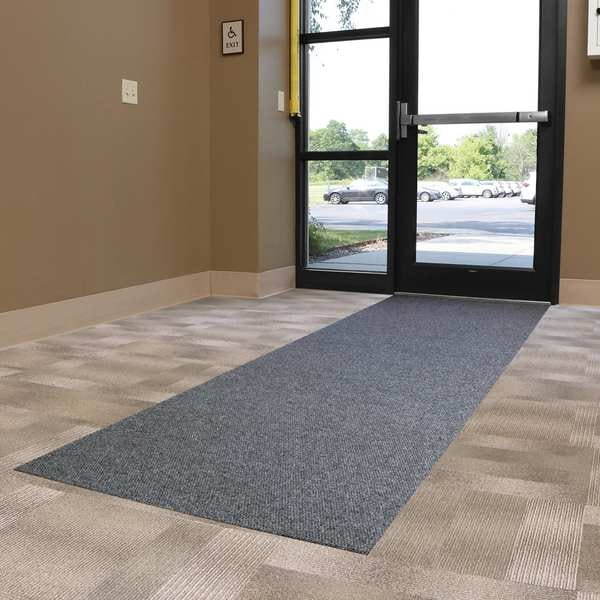 Carpet Protection Mat, Gray, 3 Ft X