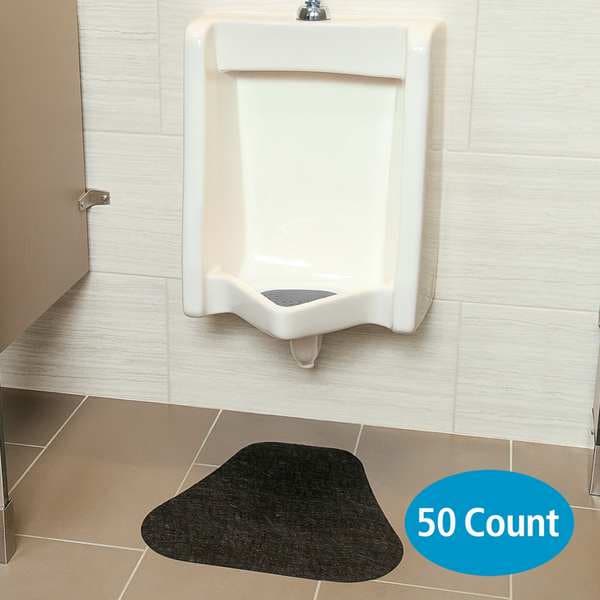 Adhesive Backed Urinal Mat,PP,PK50