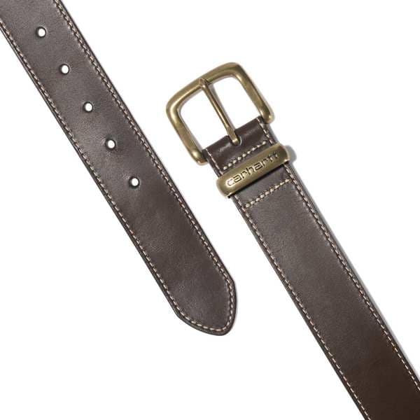 Metal Keeper Belt,Brown,46 L,1-1/2 W