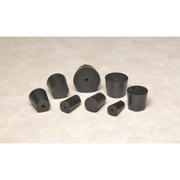 Stopper, 25mm, Black, PK18, Top Dia.: 32 Mm