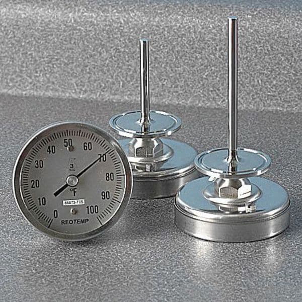 Bimetal Thermom,5 In Dial,-40 To 120F