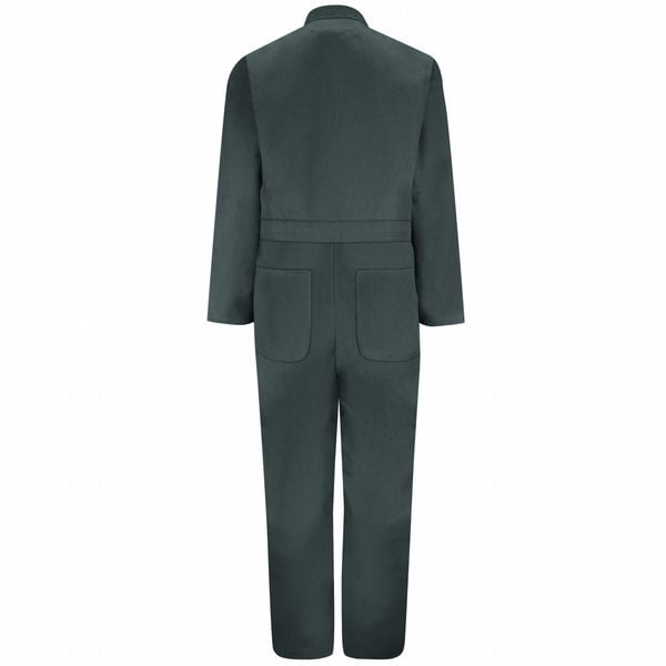 Coverall,Chest 40In.,Gray