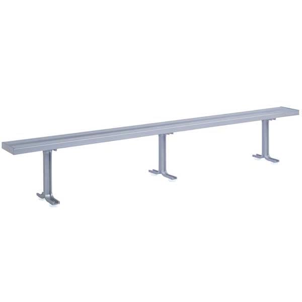 Locker Room Bench,8 Ft,2 Pedestals