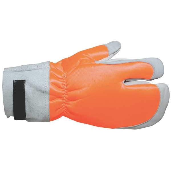 Coated Gloves,Orange,L,PR