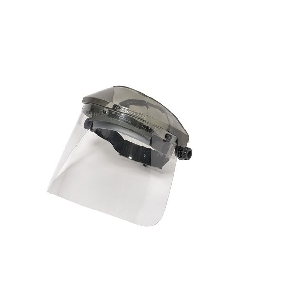 Faceshield,Translucent,Visor 16-3/4x7In