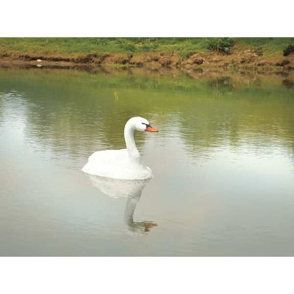 Pond Swan Decoy,36 In. L,18 In. W