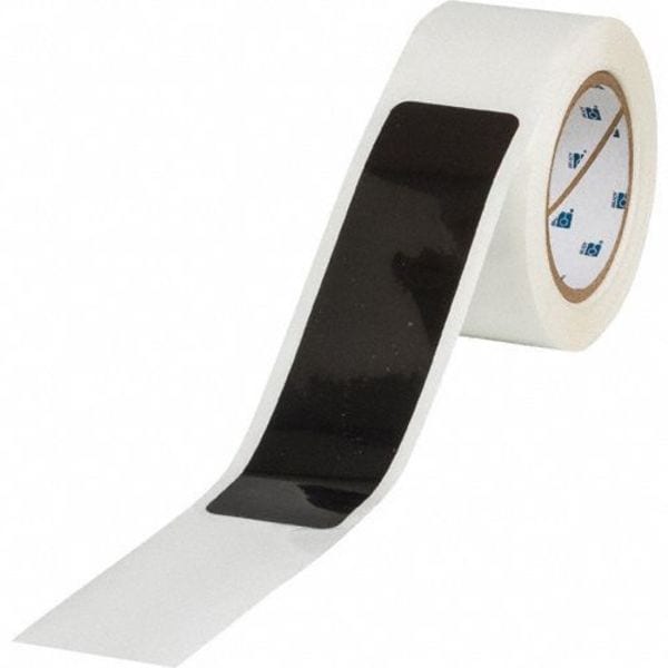 Floor Marking Tape,Dash,2In W,Black,PK46