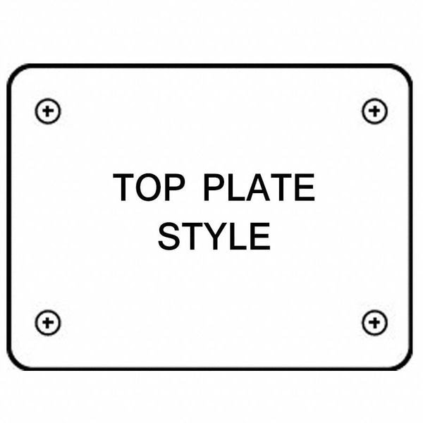 Swivel Plate Caster,Rubber,3 In,100 Lb,D